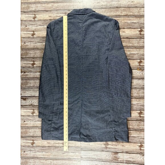 OUR LEGACY 1980-81 100% Linen Car coat size 48 US M color blue - Picture 9 of 9